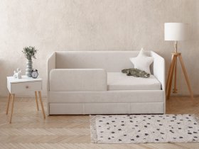 Диван-кровать Happy (айвори) в Новопичугово - novopichugovo.mebel-nsk.ru | фото