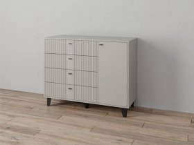 Комод «Катрин-13» (кашемир/сантьяго софт) в Новопичугово - novopichugovo.mebel-nsk.ru | фото