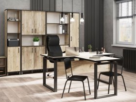 Комплект Гермес лофт (дуб крафт серый) в Новопичугово - novopichugovo.mebel-nsk.ru | фото