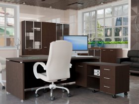 Комплект офисной мебели Президент-ПРО в Новопичугово - novopichugovo.mebel-nsk.ru | фото
