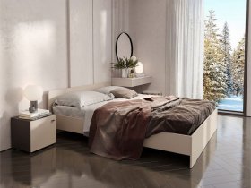 Кровать двухспальная 1,6м Гиза в Новопичугово - novopichugovo.mebel-nsk.ru | фото