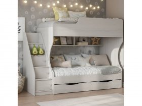 Кровать двухъярусная Каприз-22 КПР.22 в Новопичугово - novopichugovo.mebel-nsk.ru | фото
