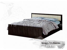 Кровать двуспальная 1,4м LIGHT Фиеста (BTS) в Новопичугово - novopichugovo.mebel-nsk.ru | фото