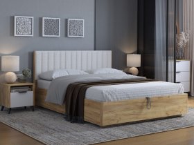 Кровать двуспальная 1,6м Юлия в Новопичугово - novopichugovo.mebel-nsk.ru | фото