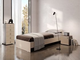 Кровать односпальная 0,9м Гиза в Новопичугово - novopichugovo.mebel-nsk.ru | фото