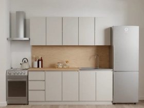 Кухонный гарнитур Мори 2,0 м (сатин) в Новопичугово - novopichugovo.mebel-nsk.ru | фото