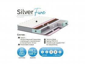 Матрас Silver Five в Новопичугово - novopichugovo.mebel-nsk.ru | фото