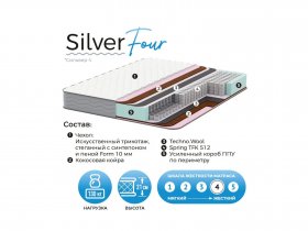 Матрас Silver Four в Новопичугово - novopichugovo.mebel-nsk.ru | фото