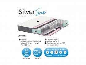 Матрас Silver Six в Новопичугово - novopichugovo.mebel-nsk.ru | фото