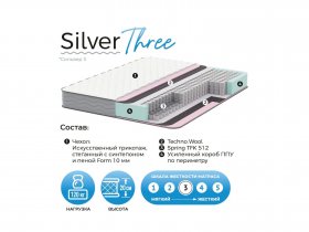 Матрас Silver Three в Новопичугово - novopichugovo.mebel-nsk.ru | фото