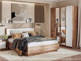Модульная спальня Орегон в Новопичугово - novopichugovo.mebel-nsk.ru | фото