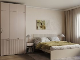 Модульная спальня Орма (МДФ) в Новопичугово - novopichugovo.mebel-nsk.ru | фото