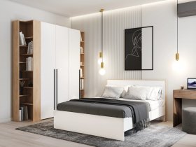 Модульная спальня Ренн в Новопичугово - novopichugovo.mebel-nsk.ru | фото
