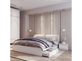 Модульная спальня Симпл в Новопичугово - novopichugovo.mebel-nsk.ru | фото