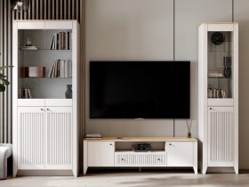 Модульная стенка Валенсия в Новопичугово - novopichugovo.mebel-nsk.ru | фото