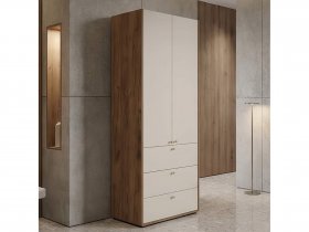 Шкаф двухстворчатый c ящиками Орма в Новопичугово - novopichugovo.mebel-nsk.ru | фото