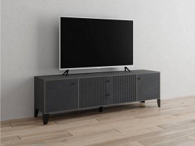 Тумба под ТВ Парус-10 (графит/гранит лофт) в Новопичугово - novopichugovo.mebel-nsk.ru | фото